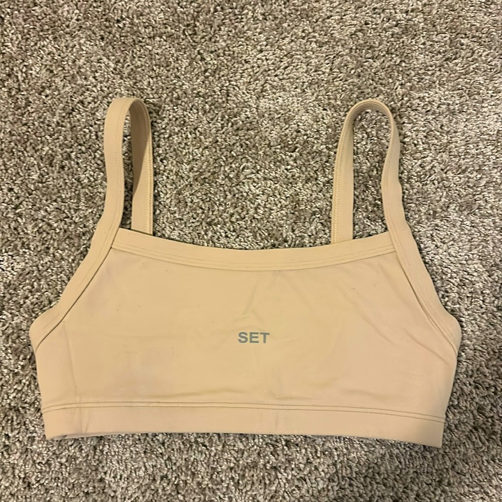 SET Active Nude Beige Sports Bra